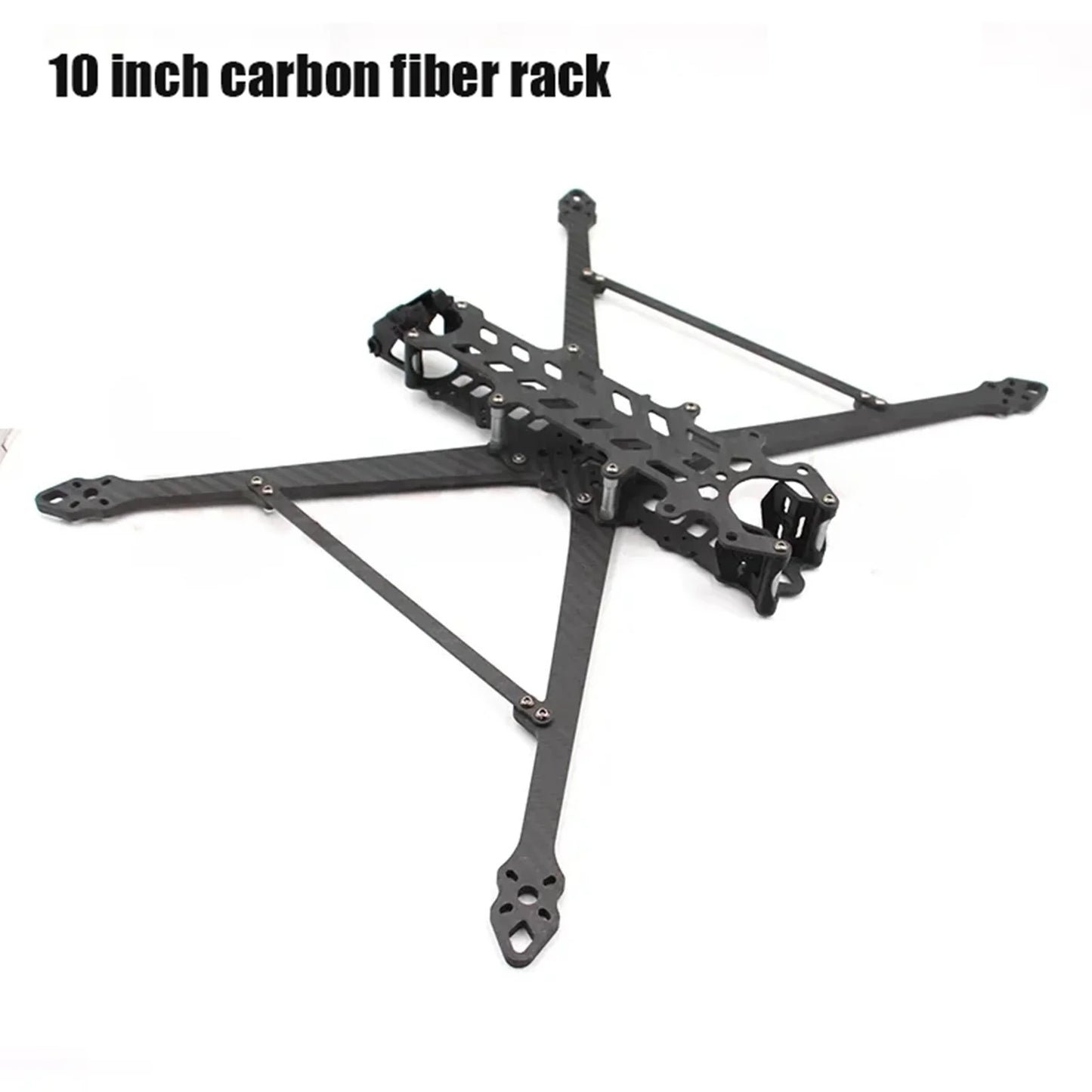 10 Inch Carbon Fiber Frame for X Type Wheelbase 450mm, Compatible with 3110 3112 3115 Motor, 10 Inch Propeller Remote Control FPV Freestyle Part